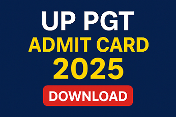 UP PGT admit card 2025